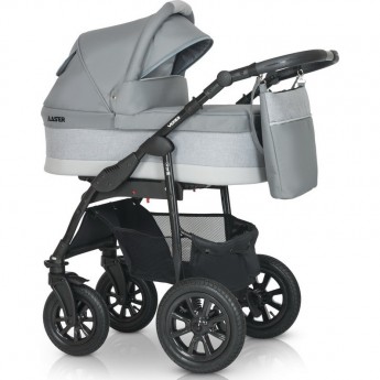Коляска детская Verdi Babies Laser Black 3в1 цвет 7 (серый) 