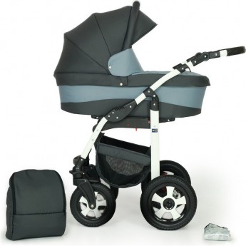 Коляска VERDI Arco 2 в 1, черный с темно-синим Коляска VERDI Arco 2 в 1, черный с темно-синим