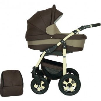 Коляска VERDI Arco 2 в 1, шоколадный со светло-серым Коляска VERDI Arco 2 в 1, шоколадный со светло-серым