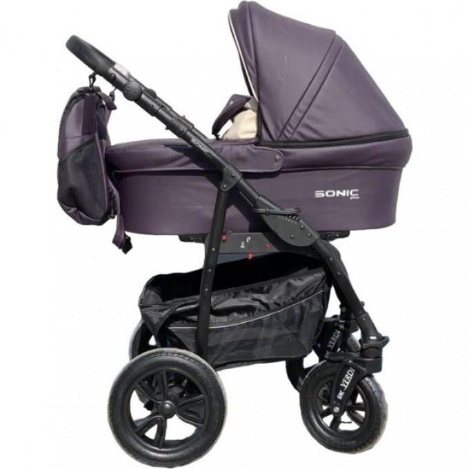 Коляска VERDI Babies Sonic Plus 3 в 1, Soft 1 Баклажан 2020000004165