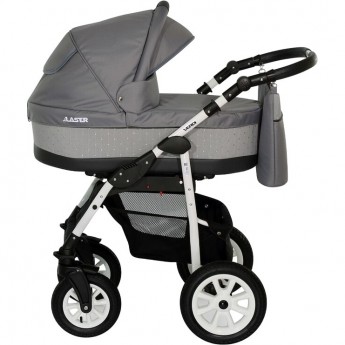 Коляска VERDI Laser 3 в 1, светло-серый с черной полосой Коляска VERDI Laser 3 в 1, светло-серый с черной полосой